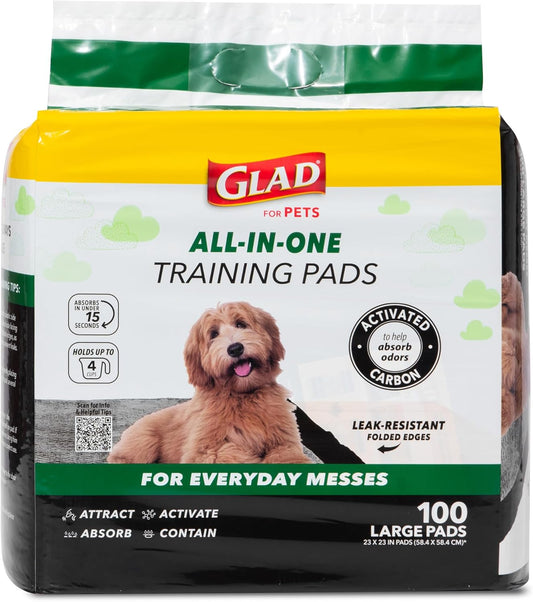 SKAFFLES FFP8654ST  100 Count Pets Activated Carbon Training Pads