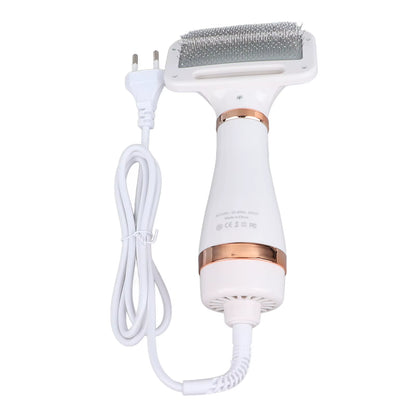 EU Plug 220V Pet Grooming Dryer Portable Pet Grooming Dryer 2 in 1 Handheld Dog Slicker Brush and Dog Hair Dryer for Dogs Cats
