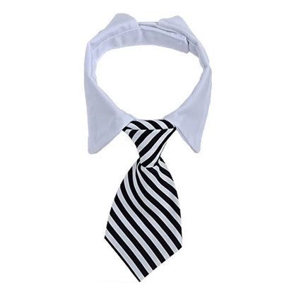Pet Dog Cat Formal Necktie Tuxedo Bow Tie Black and Red Collar for Dog Cat Pet Accessories Suit for Small Medium Dogs and Cats