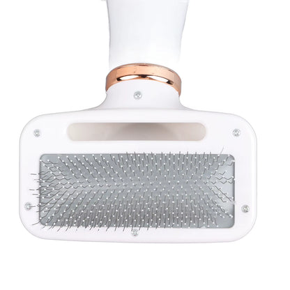 EU Plug 220V Pet Grooming Dryer Portable Pet Grooming Dryer 2 in 1 Handheld Dog Slicker Brush and Dog Hair Dryer for Dogs Cats